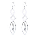 Trendy 925 Silver Dangle Earrings Geometry Ladies Earrings